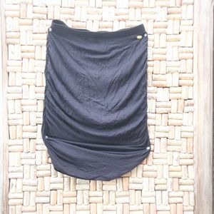 Small Black Cotton high-wasted Guess Skirt